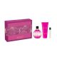 JIMMY CHOO ROSE PASSION WOMEN SET 3s (EDP 100ML+ EDP 7.5ML+ S/G 100ML)