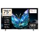 TCL 4K LED TV 75inch 75 V6C Google TV With AiPQ Processor TCL Store - ET
