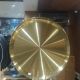 Golden Round Plate 45cm