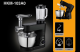 Homage HKM-103A0 1000W 3 in 1 Kitchen Machine 6.3L Bowl Basic Accessories Free Shipping By Homage Official
