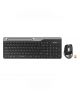 A4Tech Fstyler Bluetooth Keyboard & Mouse Black (FB2535CS) - On Installments - IS-0172