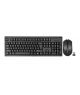 A4tech 3000NS Wireless Keyboard Mouse Black - On Installments - IS-0172