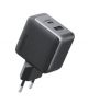 Oraimo 33W PowerGan Fast Charger With Type-C Cable Black (OCW-7331E+C54) - On Installments - IS-0229