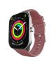 Ronin Smart Watch With Silver Dial (R-06)-Maroon - On Installments - IS-0233