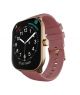 Ronin Smart Watch With Golden Dial (R-06)-Maroon - On Installments - IS-0233