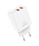 Ronin Dual Port Micro USB Charger - White (R-615) - On Installments - IS-0233