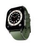 Ronin Smart Watch With Black Dial (R-07)-Grass Green - On Installments - IS-0233