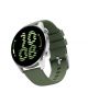 Ronin Smart Watch (R-08)-Silver and Grass Green - On Installments - IS-0233