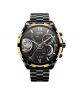Ronin Luxe Smart Watch Stainless Steel (R-014)-Black - On Installments - IS-0233