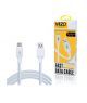 Vizo 120W Fast Charging Micro Data Cable White (V5A) - On Installments - IS-0237