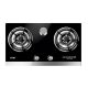 Nasgas DG-GN2 Built In Hob (Glass Top) Auto Ignition Non Stick Pan Trivets On Installments