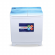 Nasgas NWM-501 Twin Tub Washing Machine 12KG Glass Top With Digital Printing On Installments HAM MALL