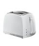 Russell Hobbs Honeycomb 2 Slice Toaster (RU-26060)-White - On Installments - IS-0241