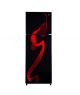 PEL InverterOn Flat Glass Door Freezer-on-top Refrigerator 12 Cu Ft (PRINVOGD-6460)-Red Blaze - On Installments - IS-0247