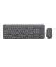 A4tech Fstyler Quiet Key 2 Zone Wireless Combo Desktop (FG3300 Air)-Grey - On Installments - IS-0249