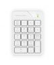 A4tech Fstyler 2.4G Wireless Numeric Keypad (FGK21C)-White - On Installments - IS-0249