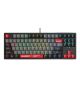 A4Tech Bloody RGB Mechanical Keyboard Red Switch (S87)-Energy Red - On Installments - IS-0249