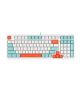 A4Tech Hot Swappable Mechanical Keyboard (FS300)-White - On Installments - IS-0249