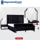 Diamond Supreme Foam Moscow Bed Set With Side Table