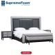 Diamond Supreme Foam Mia Bed Set With Side Table