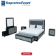 Diamond Supreme Foam Letto Bed Set With Mirror
