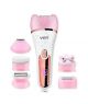 VGR Electric Epilator Hair Remover Pink - (V-733) - On Installments - IS-0255