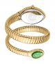 Just Cavalli Specchio Snake Women Analogue Watch Green Dial - Gold