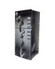 PEL Curved Glass Door Freezer-on-Top Refrigerator 14 Cu Ft Black (PRCGD-21850) - On Installments - IS-0081