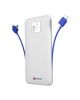 Ronin 10000 Mah 3 In 1 Cable Power Bank White (R-73) - ISPK-0108