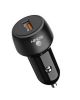 Ronin R-911 Elite Qualcomm Quick 3.0 Car Charger For Android Black - ISPK-0108