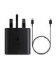 Samsung 45w 3 Pin Power Adapter With 1.8m Type C Cable - Black - On Installments - IS-0112
