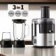 Panasonic 800W Stainless Steel 3 in 1 juicer Blender Grinder MJ-DJ31 MZ