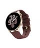 Ronin Smart Watch (R-08)-Golden and Maroon - On Installments - IS-0108