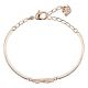 Swarovski Swan Bangle White Rose Gold Plating