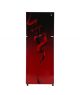 PEL Curved Glass Door Freezer-on-Top Refrigerator 12 cu ft Red (PRCGD 21860) - On Installments - IS-0160