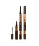 Muicin 3 In 1 Eye Brow Pencil Dark Brown - 02  - ISPK-0157