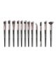 Muicin Rose Gold and Black Eye Brushes Set - 12 Pieces  - ISPK-0157
