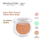 Relove By Revolution Super Matte Pressed Powder Warm Beige - On Installments - IS-0155