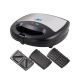 Anex AG-1039 C - 3 in 1 - Deluxe Sandwich Maker - 750 Watts - Black & Silver_ZS