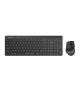 A4tech Fstyler 2.4G Wireless Quiet Key Combo Set (FG2400 Air)-Black - On Installments - IS-0172