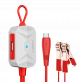 LOGIN CLIP CHARGER L-500 Micro Pin 2.4A Output Red & White Official Store On Installment By Microtel Trading