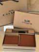 Coach 3 in 1 , Wallet,Cardcase & Keychain Gift Set - Saddle Brown