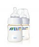 Philips Avent Classic PES Baby Bottle 260ML 2 Pcs - 1m+ (SCF663/27) - On Installments - IS-0201