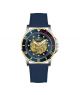 Timezone Monarch Chrono Watch For Men Gold Twotone (TZ-1311)-Blue - On Installments - IS-0205