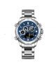 Timezone Crusader Legacy Watch For Men ( TZ-1305)-Blue - On Installments - IS-0205