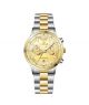 Timezone SoulSync Harmony Watch For Men Two Tone Golden (TZ-1323)-Gold - On Installments - IS-0205