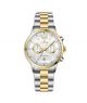 Timezone SoulSync Harmony Watch For Men Two Tone Golden (TZ-1323)-White - On Installments - IS-0205