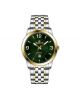 Timezone Infinity Nebula Watch For Men Two Tone Golden ( TZ-1333)-Green - On Installments - IS-0205