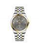 Timezone Infinity Nebula Watch For Men Two Tone Golden ( TZ-1333)-Grey - On Installments - IS-0205