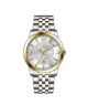 Timezone Infinity Nebula Watch For Men Two Tone Golden ( TZ-1333)-White - On Installments - IS-0205